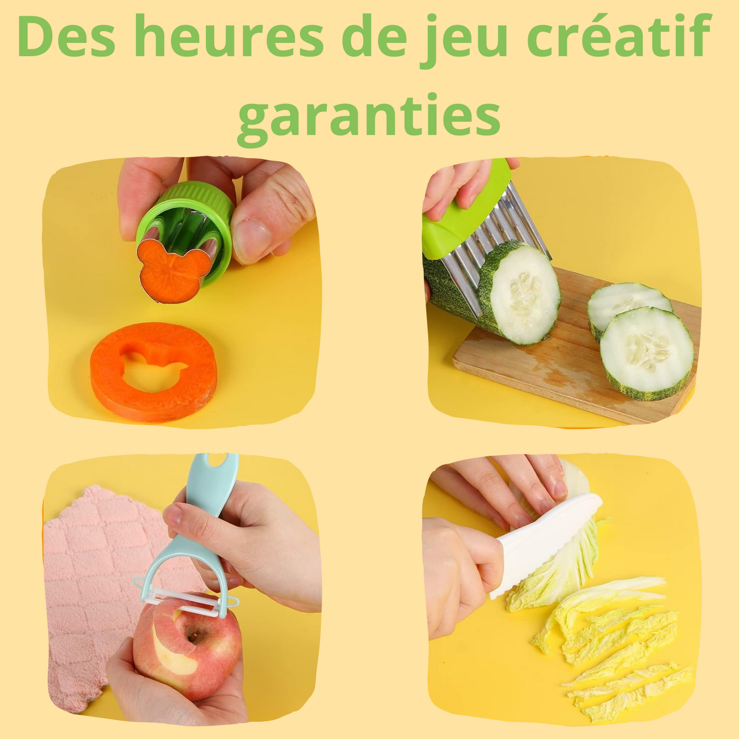 Set de cuisine sécurisé pour enfants