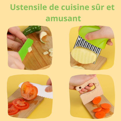 Set de cuisine sécurisé pour enfants