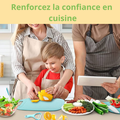 Set de cuisine sécurisé pour enfants