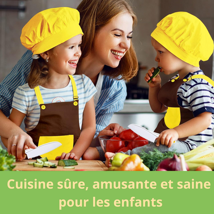 Set de cuisine sécurisé pour enfants