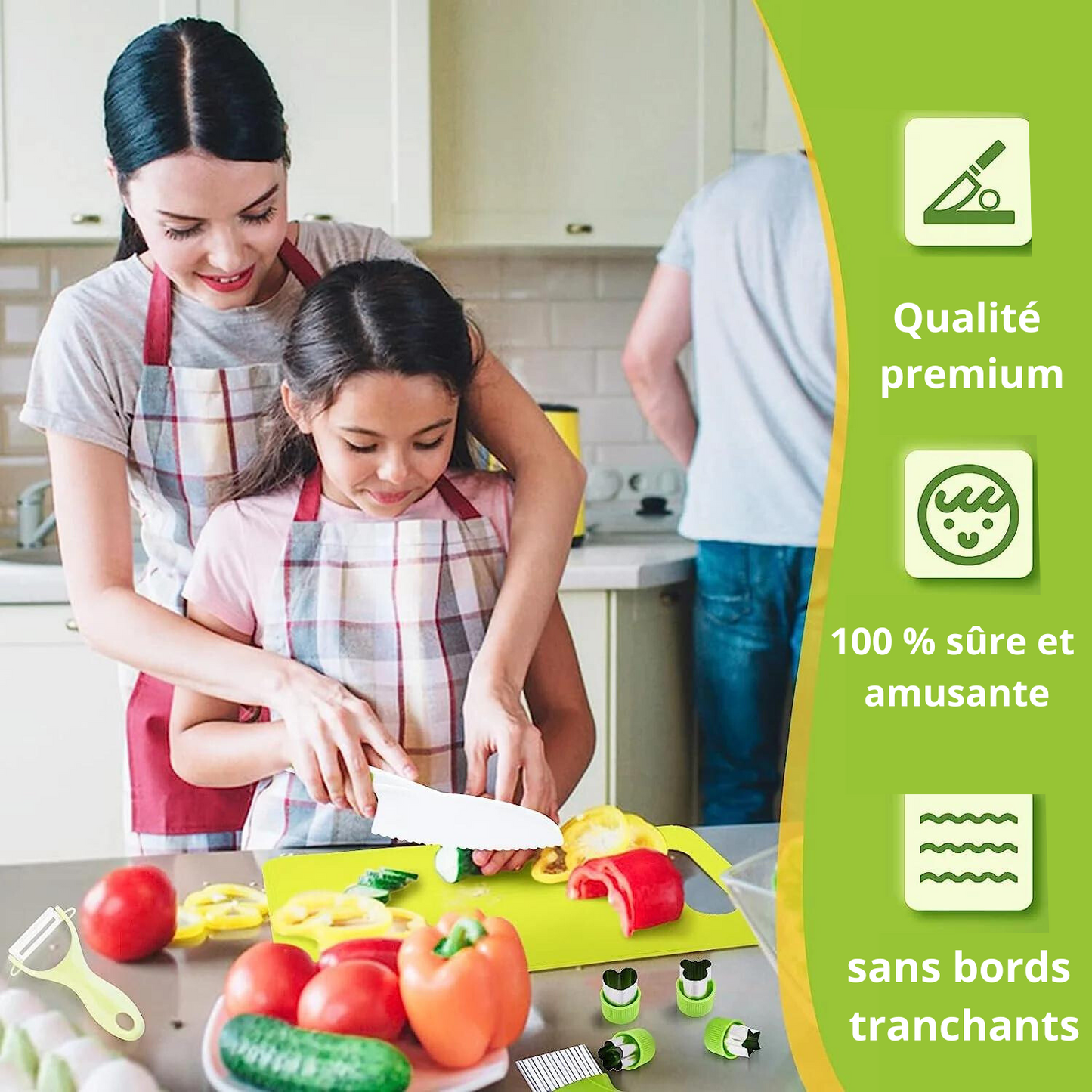 Set de cuisine sécurisé pour enfants